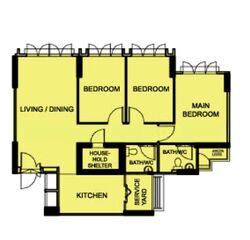 Blk 470B Hougang Parkview (Hougang), HDB 4 Rooms #525912001